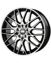 Jante ALU, CMS C25 Diamant Noir Brillant, 8.5X19 5/ 114.3 ET40, Alésage 67.1