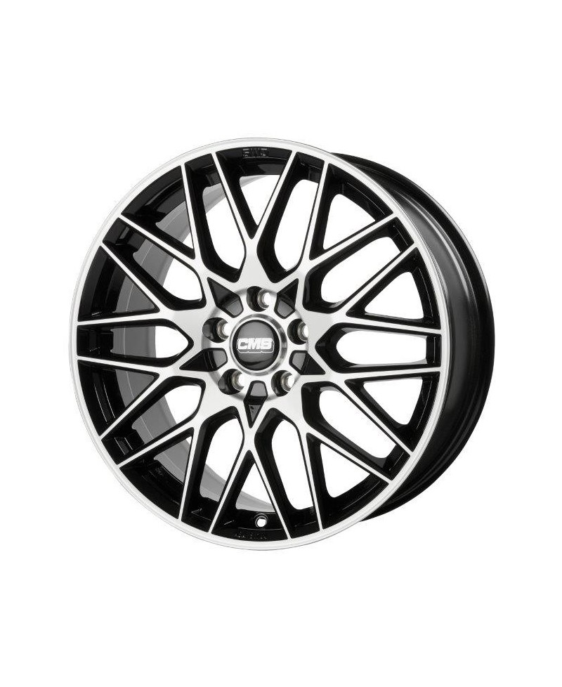 Jante ALU, CMS C25 Diamant Noir Brillant, 8.5X19 5/112 ET52, Alésage 57.1