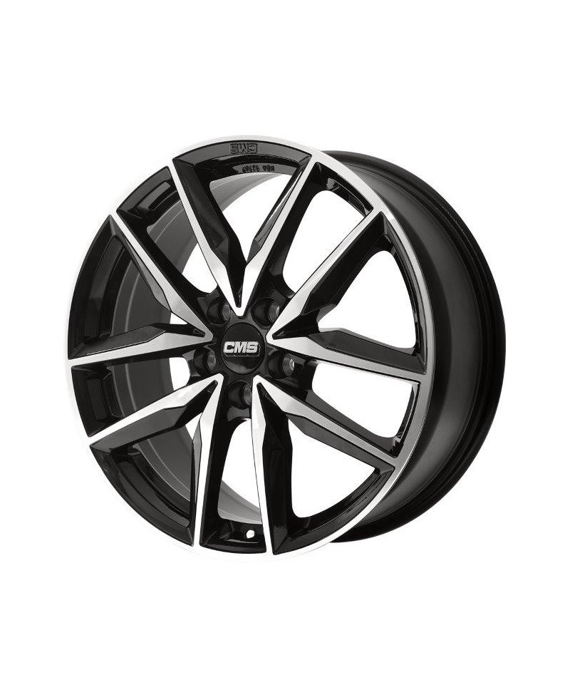 Jante ALU, CMS C28 Diamant Noir Brillant, 8X20 5/112 ET33, Alésage 66.5