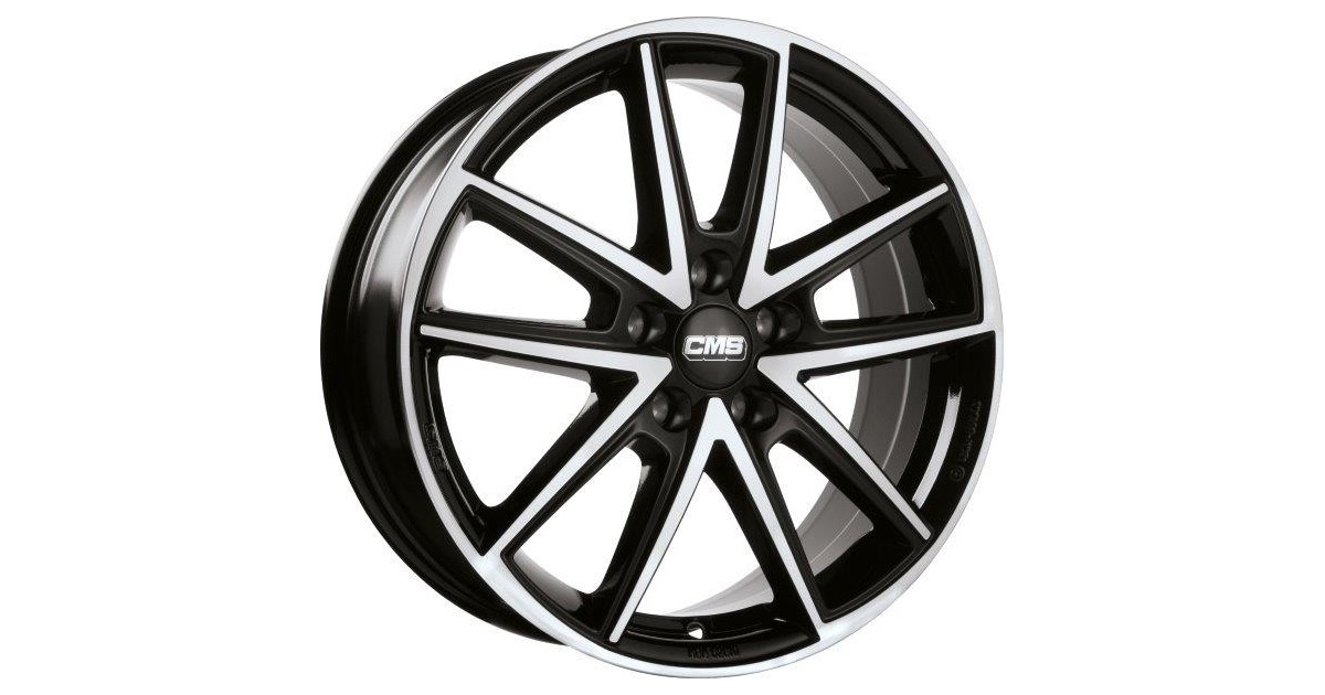 Jante ALU, CMS C30 Diamant Noir Brillant, 6.5X16 5/114.3 ET32, Alésage 66.1