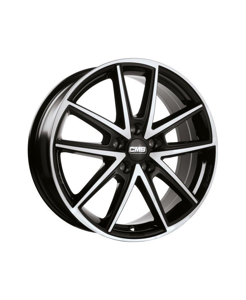 Jante ALU, CMS C30 Diamant Noir Brillant, 6.5X16 5/112 ET46, Alésage 57.1