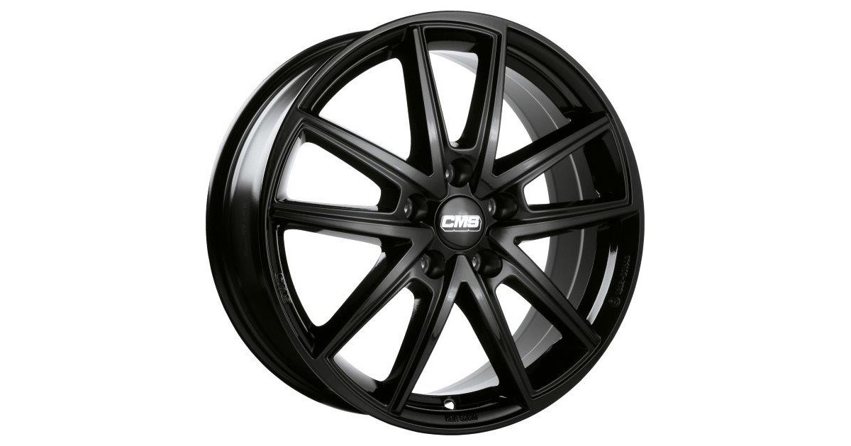 Jante ALU, CMS C30 Noir Brillant, 7X17 5/114.3 ET35, Alésage 66.1