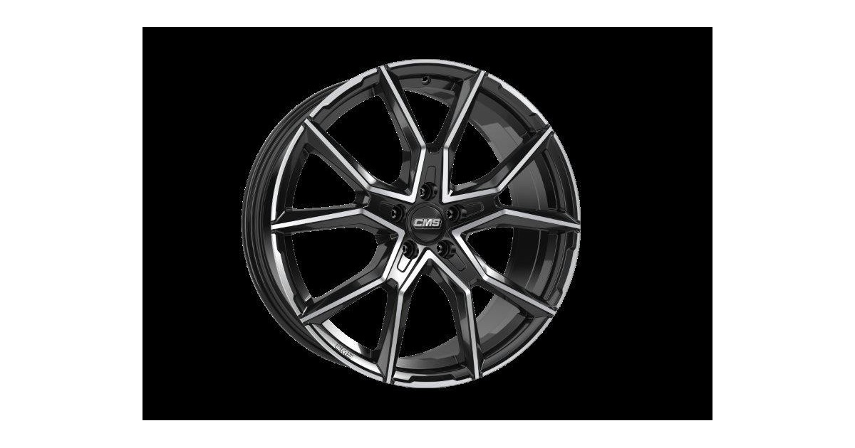 Jante ALU, CMS C33 Diamant Noir Brillant, 8.5X20 5/108 ET50, Alésage 63.4