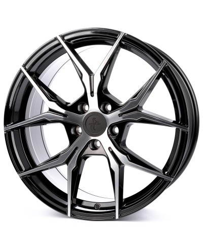 KESKIN KT19 Angel BLACK FRONT POLISH 8x18 5/108 ET45 Alésage 72,6