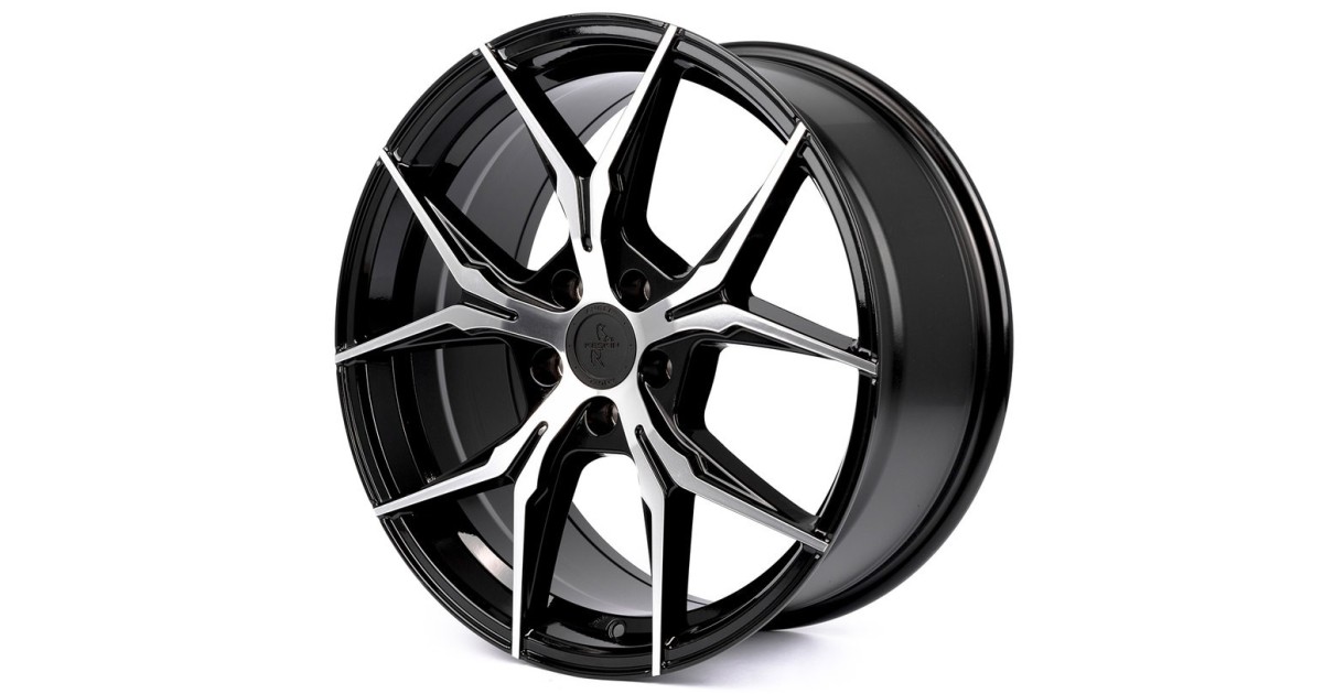 KESKIN KT19 Angel BLACK FRONT POLISH 8x18 5/108 ET45 Alésage 72,6