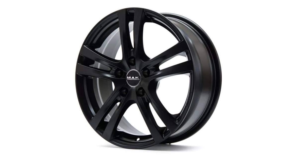 Jante Alu MAK ZENITH MATT BLACK 7x17 4x98 ET31 , Alésage 58.1
