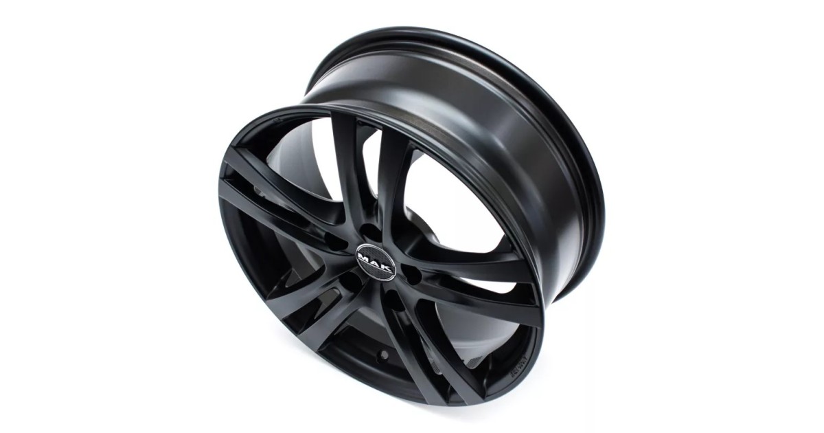 Jante Alu MAK ZENITH MATT BLACK 7x17 4x98 ET31 , Alésage 58.1