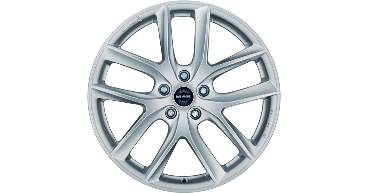 Jante Alu MAK VOLTAGE SILVER 8,5x19 5x114.3 ET40 , Alésage 64.1