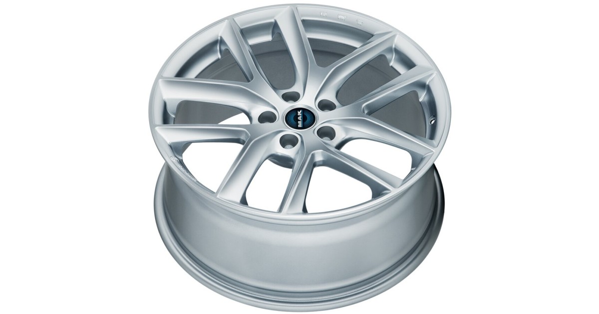 Jante Alu MAK VOLTAGE SILVER 8,5x19 5x114.3 ET40 , Alésage 64.1