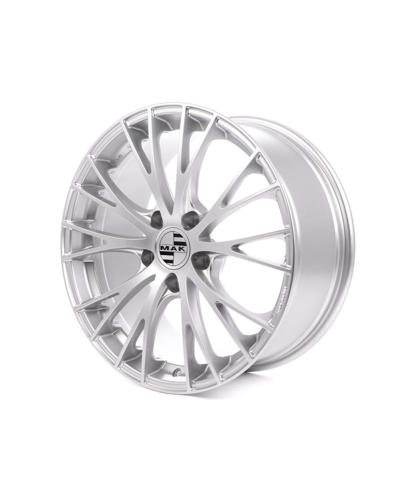 Jante Alu MAK 8x19 5x112 ET21 MAK RENNEN SILVER, Alésage 66.45