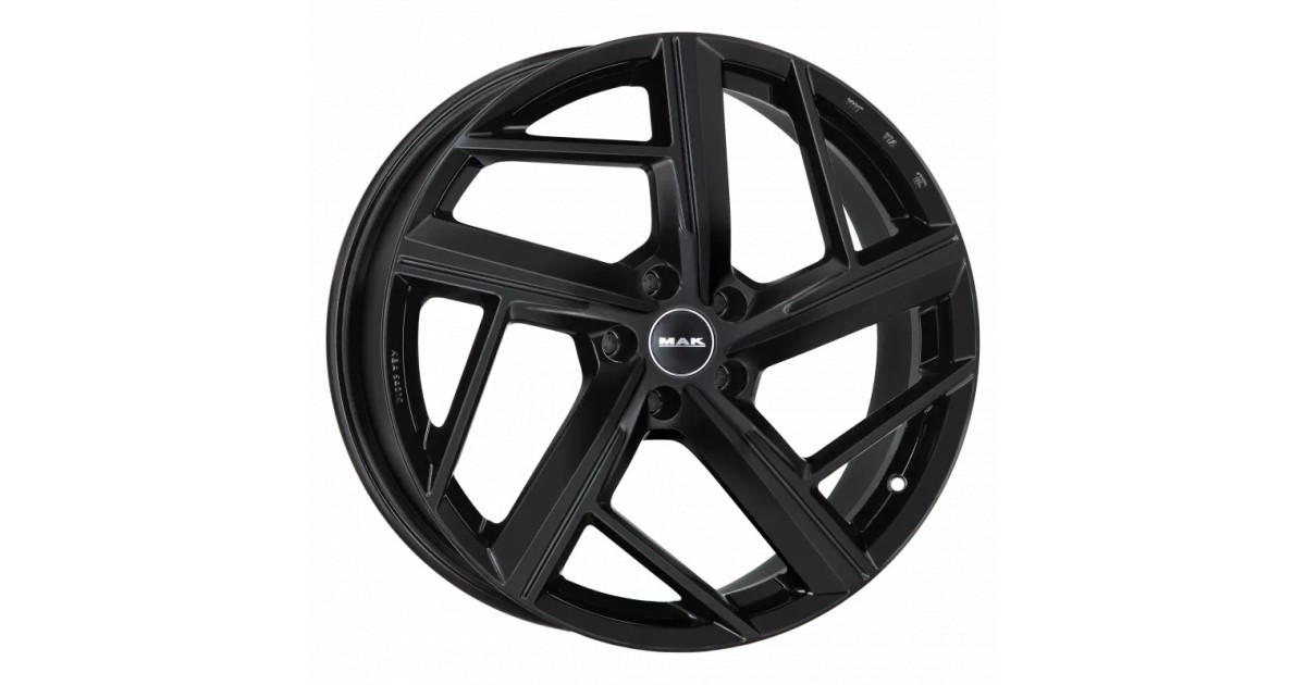 Jante Alu MAK QVATTRO GLOSS BLACK  8,5x19 5x112 ET45 , Alésage 66.45