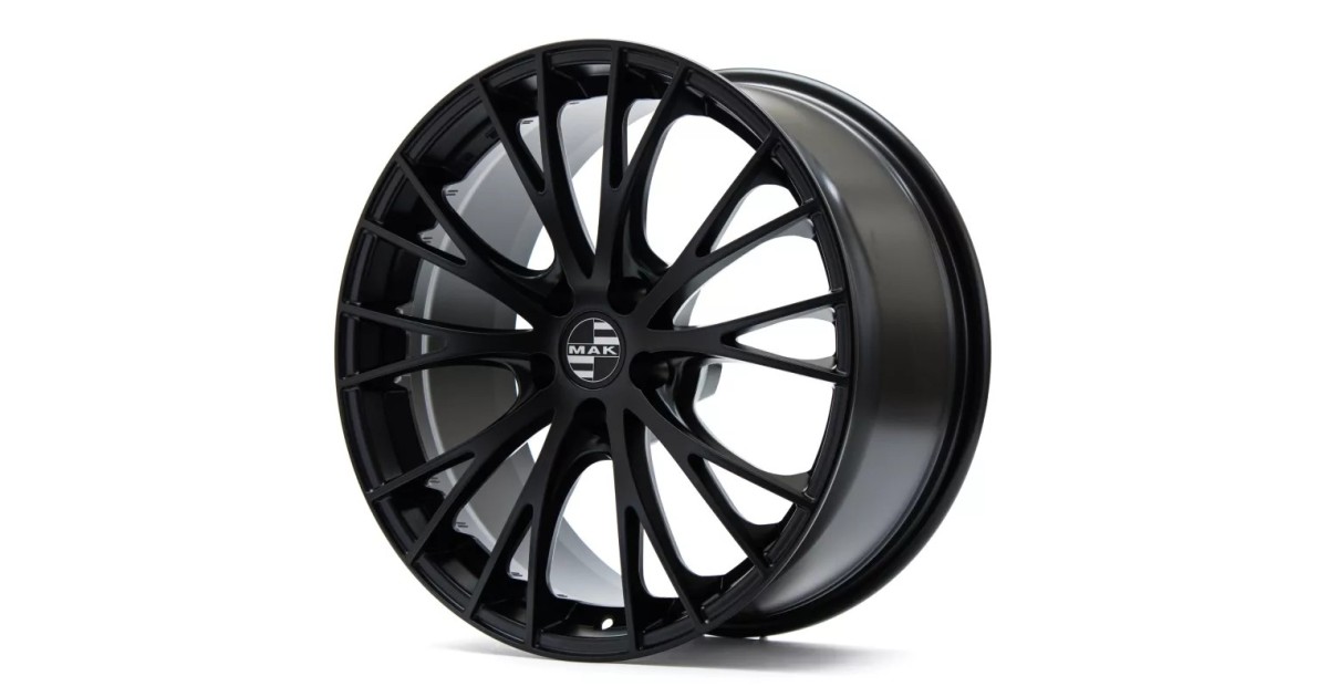 Jante Alu MAK 8x19 5x112 ET21 MAK RENNEN MATT BLACK, Alésage 66.45