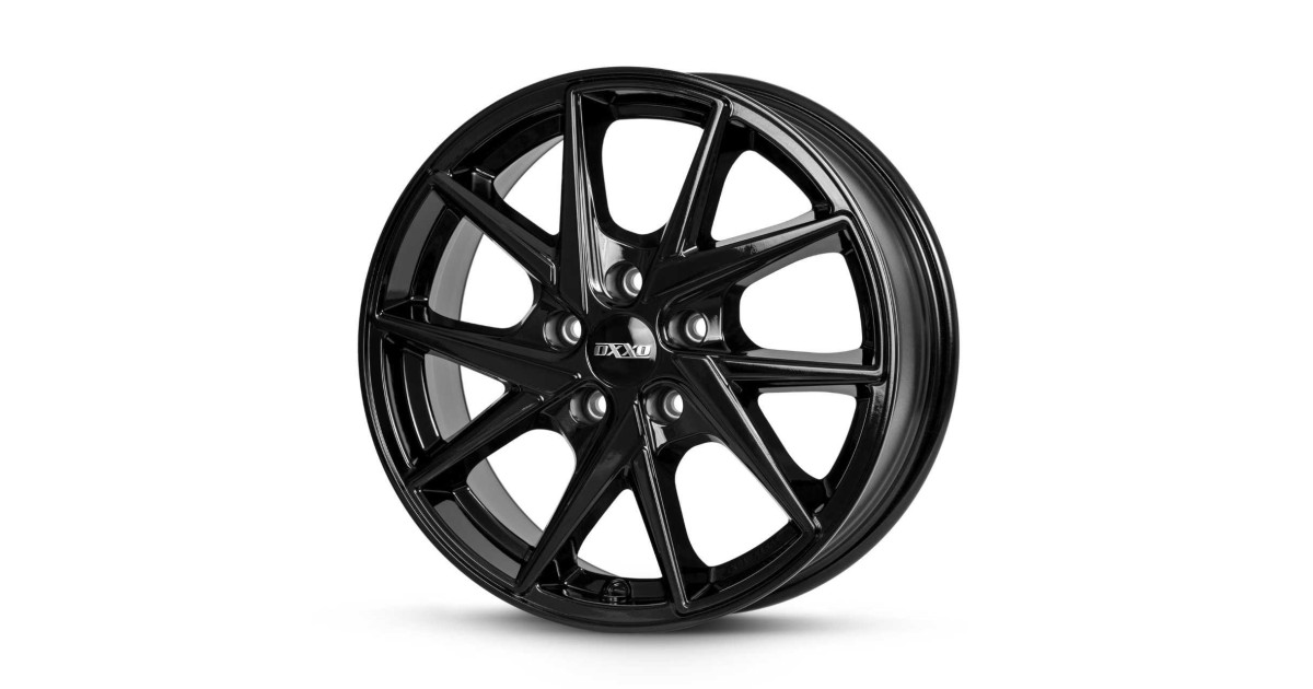 Jante Alu  OXXO CROW BLACK (OX25) 6,5x16 5x100 ET38, Alésage 63.4