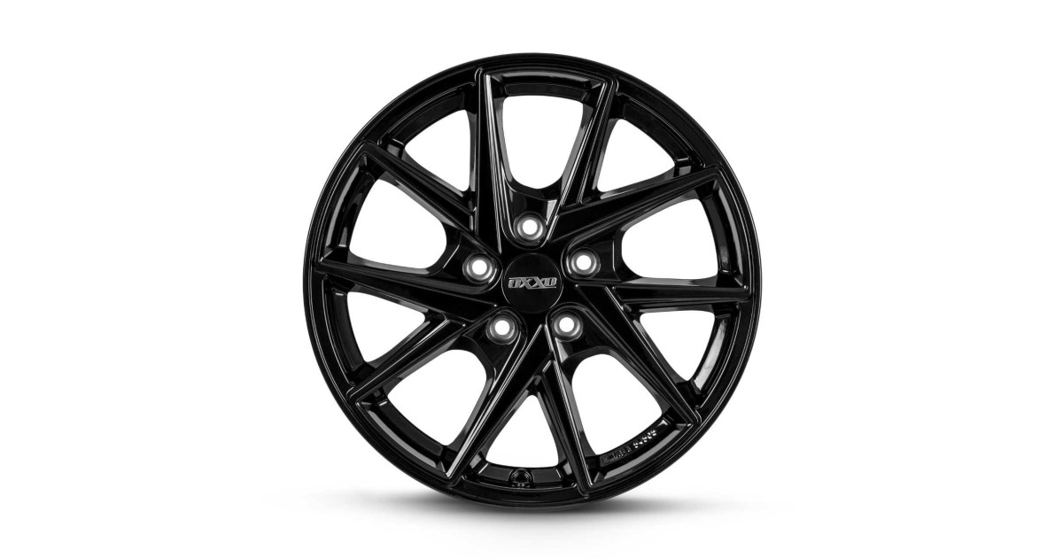 Jante Alu  OXXO CROW BLACK (OX25) 6,5x16 5x100 ET38, Alésage 63.4