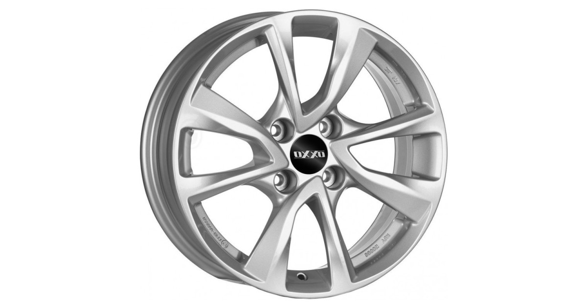 Jante Alu OXXO OBERON 4 SILVER (OX07) 5,5x14 4x108 ET37,5 , Alésage 63.4