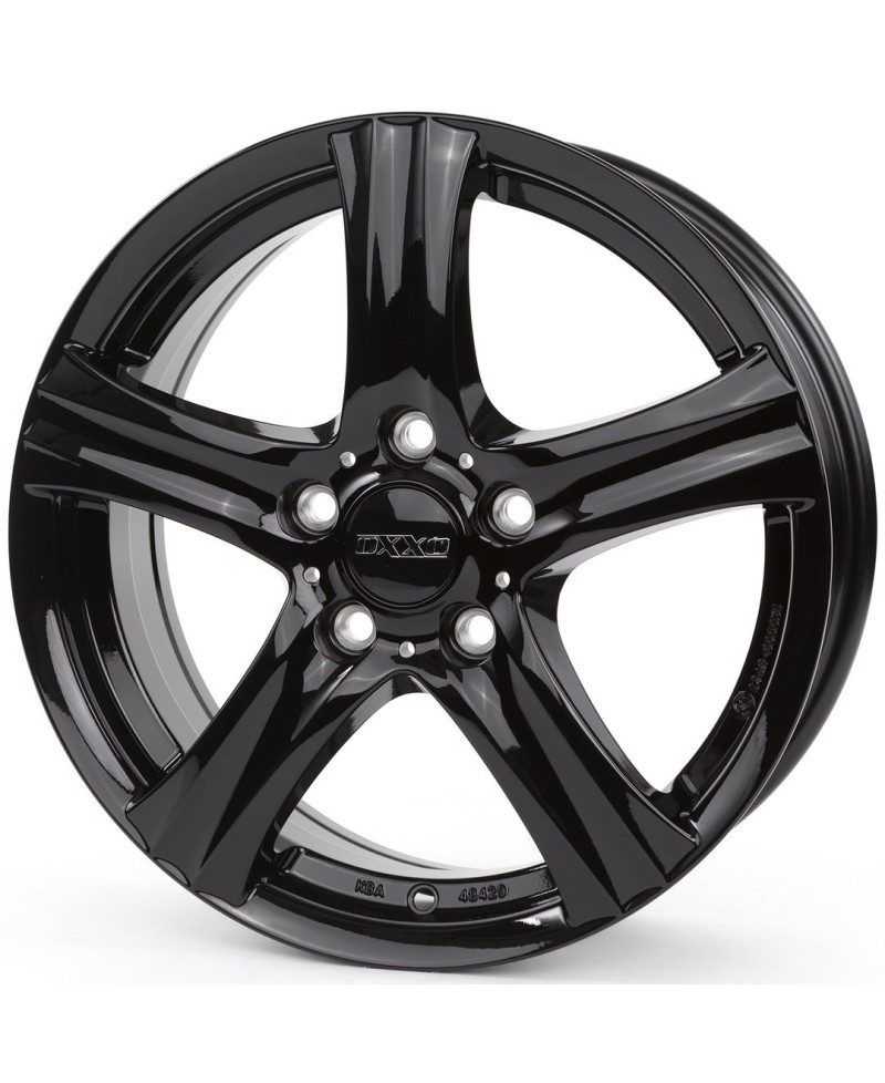 Jante Alu OXXO CHARON BLACK (RG14) 5x14 5x100 ET35 , Alésage 57.1