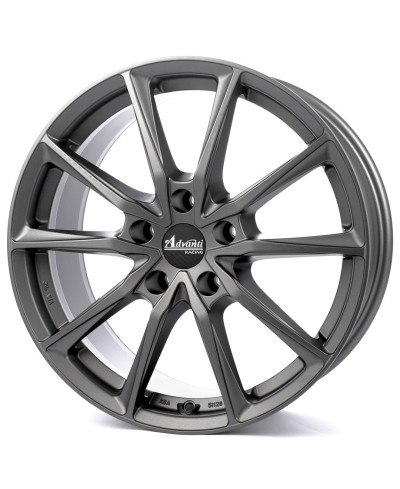 Jante Alu OXXO CENTURIO DARK Matt Gunmetal (ADV15)  7,5x17 5x108 ET45, Alésage 67.1