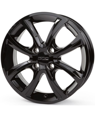 Jante Alu OXXO TELESTO GLOSSY BLACK (OX10) 5,5x15 4x100 ET42 , Alésage 60.1