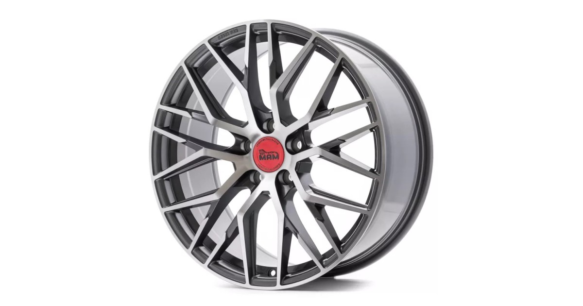 MAM RS4 PALLADIUM FRONT POLISH 7,5x17 5/108 ET45 Alésage 72,6