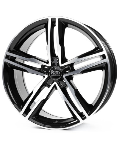 MAM A1 BLACK FRONT POLISH 8x18 5/112 ET44 Alésage 66,6