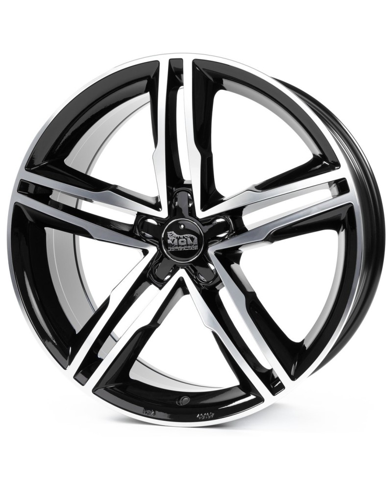 MAM A1 BLACK FRONT POLISH 8x18 5/112 ET44 Alésage 66,6