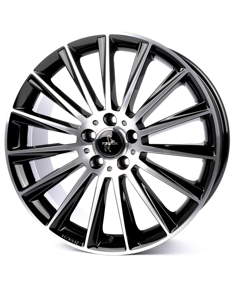 KESKIN KT18 Turbo BLACK FRONT POLISH 8,5x20 5/112 ET30 ,Alésage 66,6