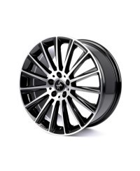 KESKIN KT18 Turbo BLACK FRONT POLISH 8,5x20 5/112 ET30 ,Alésage 66,6