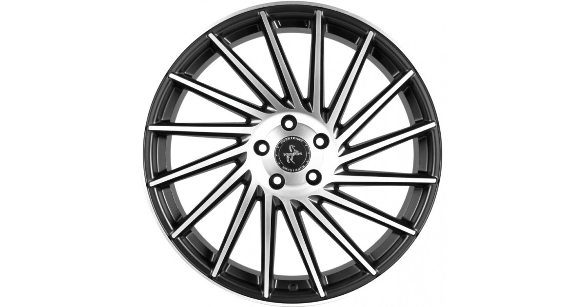 KESKIN KT17 Hurricane MATT BLACK FRONT POLISH 10x22 5/112 ET50 Alésage 66,6