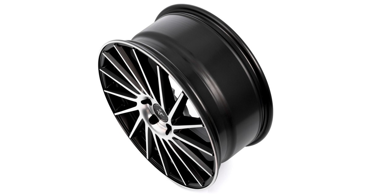 KESKIN KT17 Hurricane MATT BLACK FRONT POLISH 10x22 5/112 ET50 Alésage 66,6