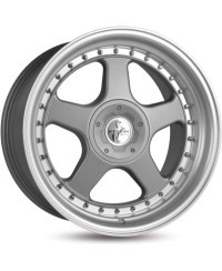 KESKIN KT1 KLASSIK TITAN GREY LIP POLISH 10x18 5/112+120 ET35 Alésage 72.6
