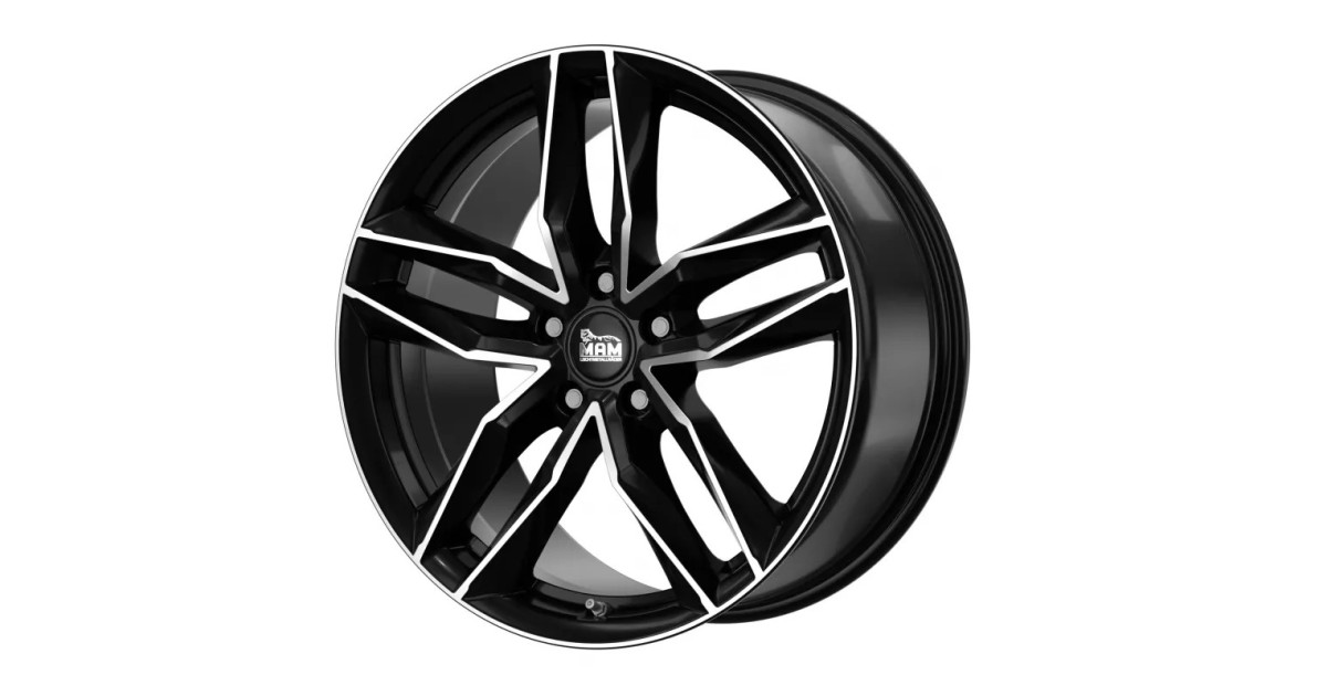 MAM RS3 black front polish 8x18 5/112 ET45 ,Alésage 66,6