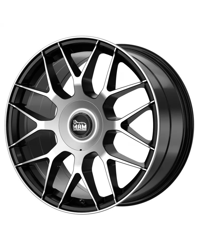 MAM GT1 BLACK FRONT POLISH 8,5x19 5/112 ET45 Alésage 66,6