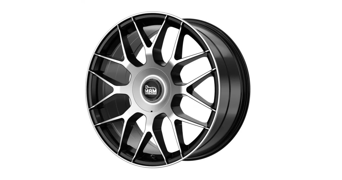 MAM GT1 BLACK FRONT POLISH 8,5x19 5/112 ET45 Alésage 66,6
