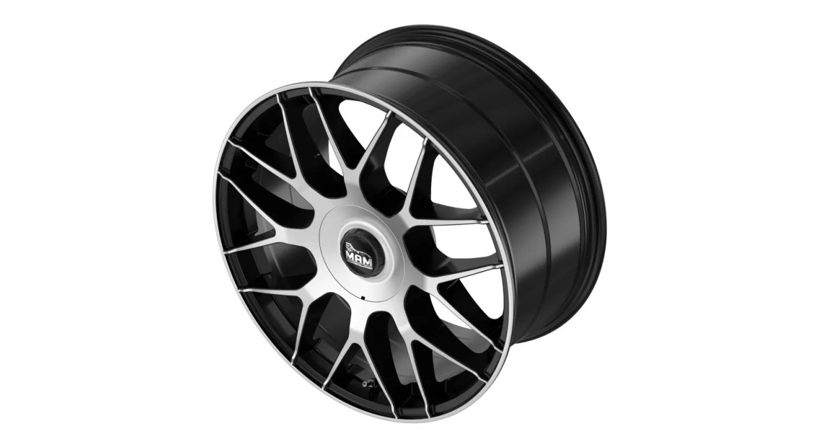 MAM GT1 BLACK FRONT POLISH 8,5x19 5/112 ET45 Alésage 66,6