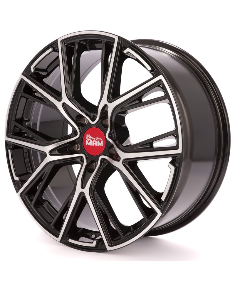MAM B4 BLACK FRONT POLISH 8,5x19 5/112 ET45 Alésage 72,6