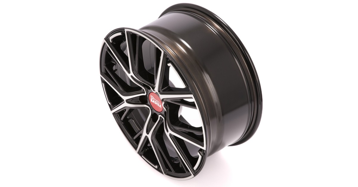 MAM B4 BLACK FRONT POLISH 8,5x19 5/112 ET45 Alésage 72,6