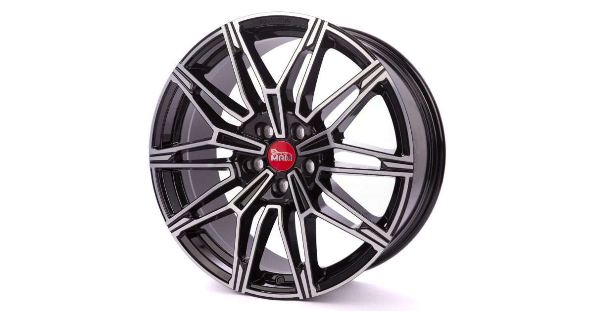 MAM B3N BLACK FRONT POLISH 8,5x19 5/120 ET35 Alésage 72,6