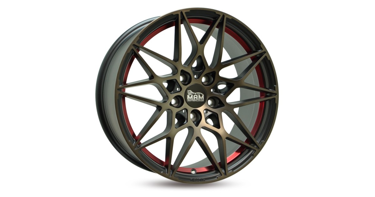 MAM B2 BRONZE RED INSIDE 8,5x20 5/120 ET35 Alésage 72,6