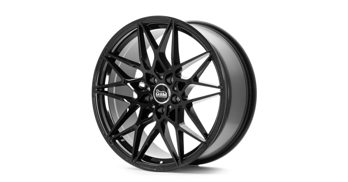 MAM B2 BLACK PAINTED 8,5x20 5/112 ET45 Alésage 72,6