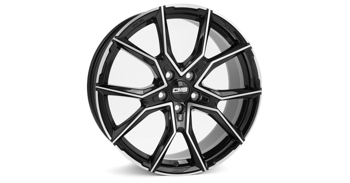 Jante ALU, CMS C33 Diamant Noir Brillant, 8.5X20 5/108 ET50, Alésage 63.4