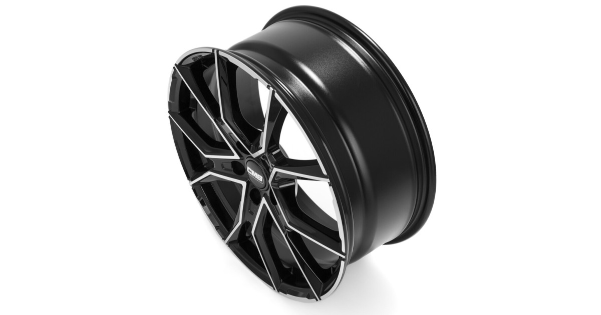Jante ALU, CMS C33 Diamant Noir Brillant, 8.5X20 5/108 ET50, Alésage 63.4