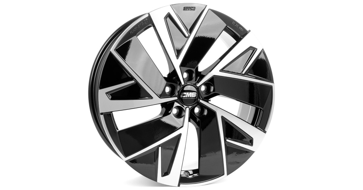 Jante ALU, CMS C32-AERO Diamant Noir Brillant, 7.5X19 5/112 ET50, Alésage 57.1