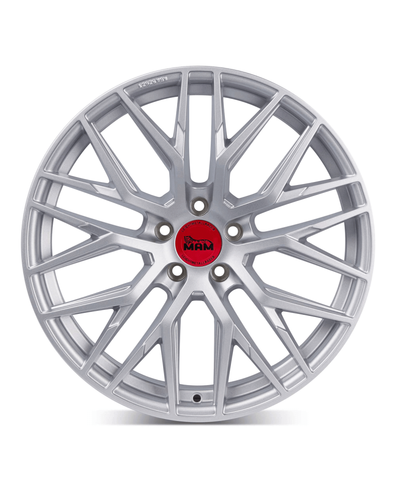 MAM RS4 MATT SILVER PAINTED 7,5x17 5/112 ET35 ,Alésage 66,6