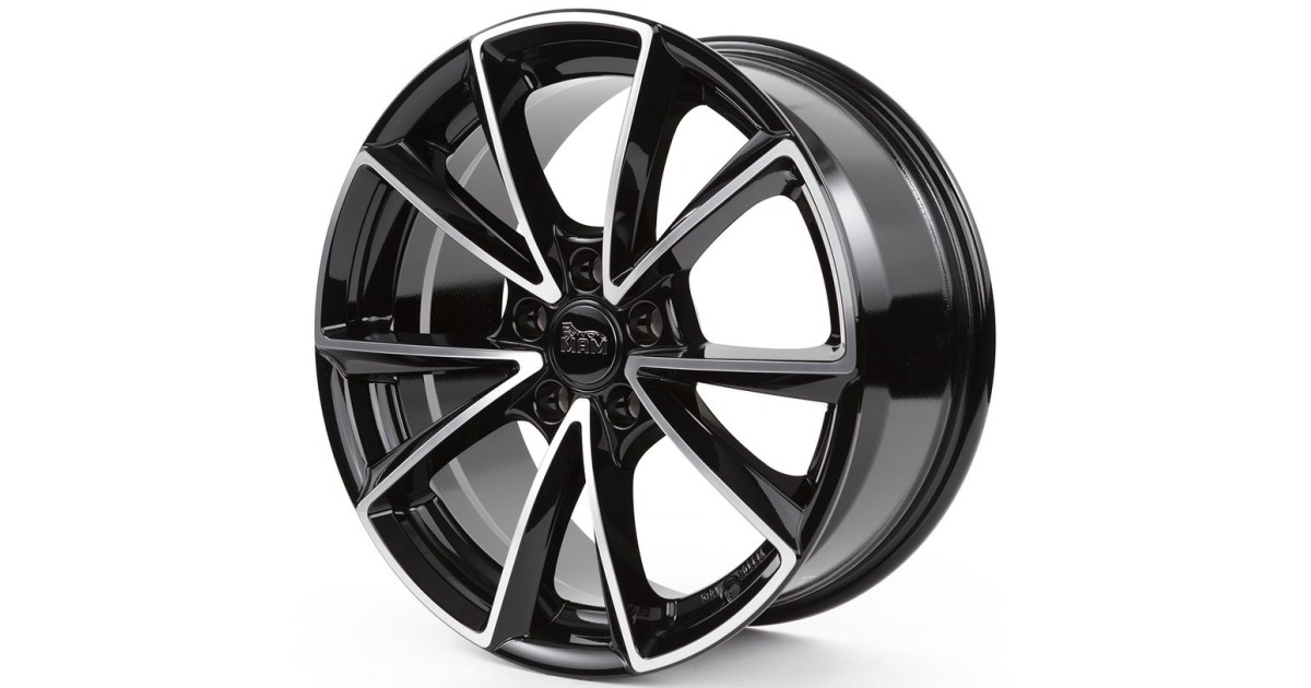 MAM A5 BLACK FRONT POLISH 8,5x20 5/112 ET45 Alésage 66,6