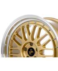 KESKIN KT22  Retro GOLD LIP POLISH 8,5x19 5/108 ET45 Alésage 72,6