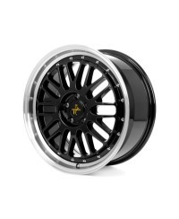 KESKIN KT22  Retro BLACK LIP POLISH 8,5x19 5/108 ET45 Alésage 72,6