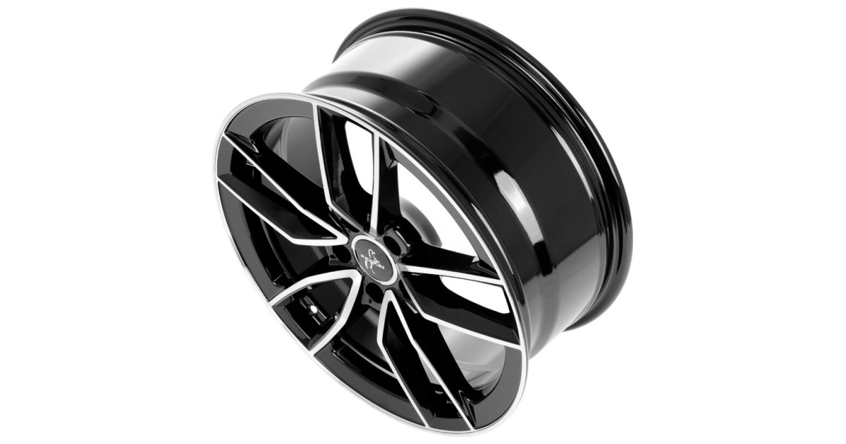 KESKIN KT21 Elegance BLACK FRONT POLISH 7,5x17 5/112 ET45 Alésage 66,6