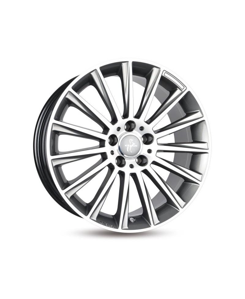 KESKIN KT18 Turbo PALLADIUM FRONT POLISH 8,5x19 5/112 ET30 Alésage 72,6