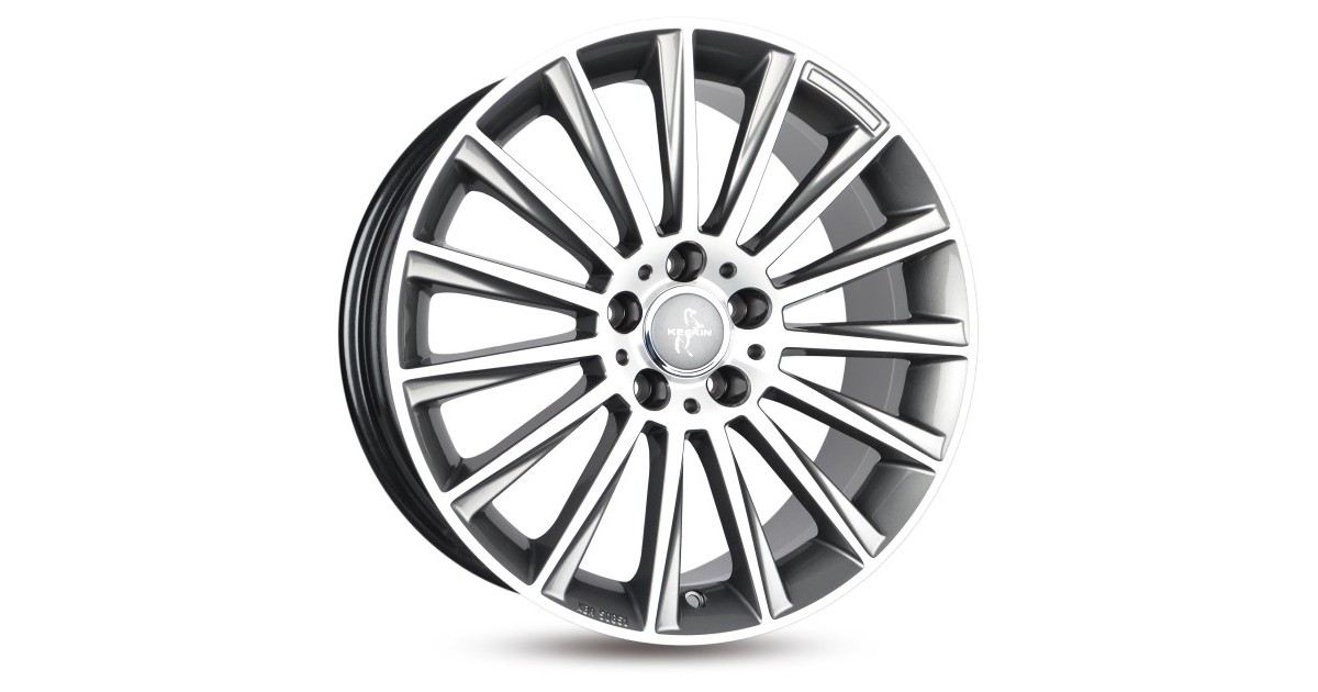 KESKIN KT18 Turbo PALLADIUM FRONT POLISH 8,5x19 5/112 ET30 Alésage 72,6