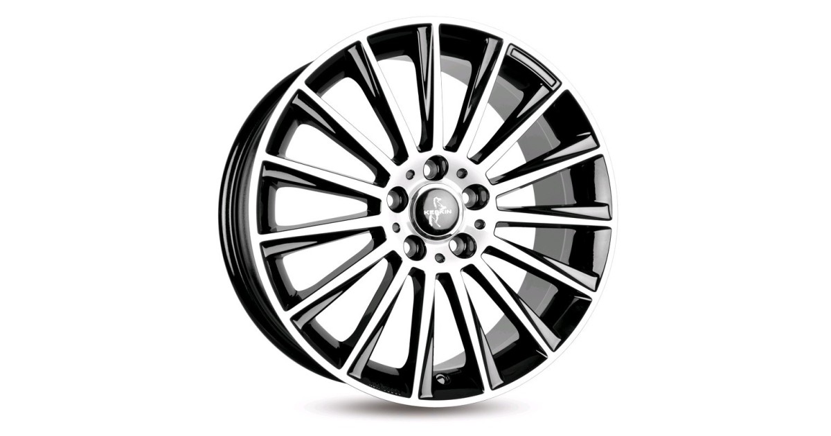 KESKIN KT18 Turbo BLACK FRONT POLISH 7x17 5/114,3 ET40 Alésage 72,6